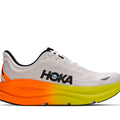 Hoka Bondi 9 Men's White/Neon Tangerine (current)