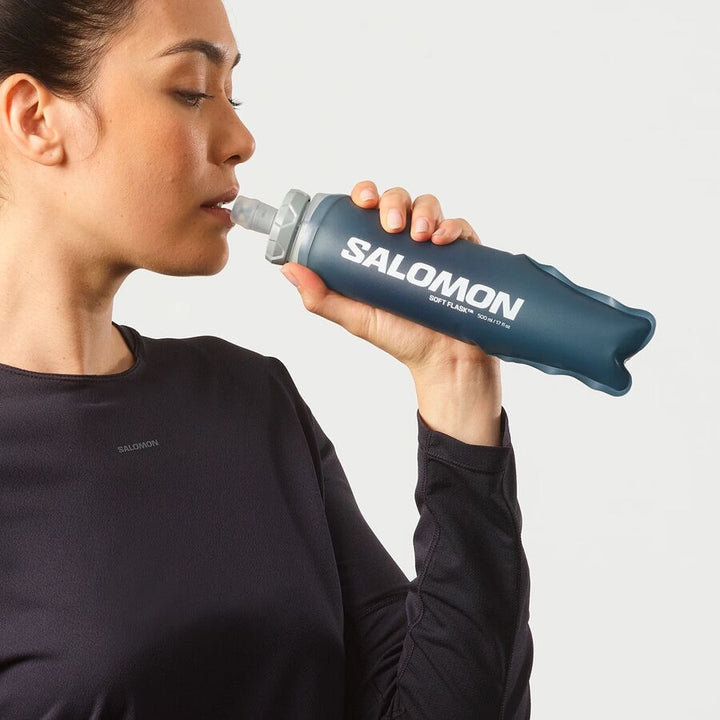Salomon - Soft Flask 500ml/17oz 42mm Clear Blue - Run Vault