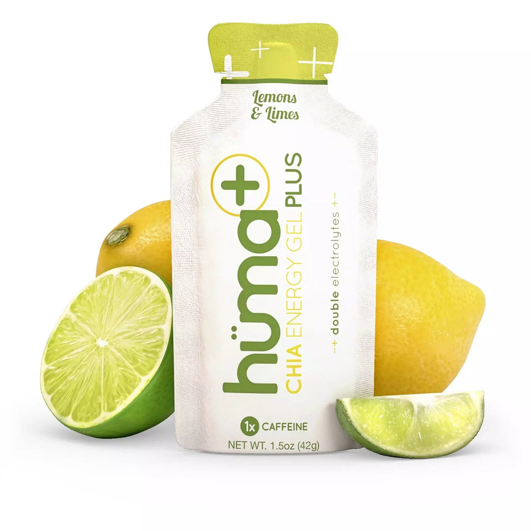 Huma Energy Gels PLUS - Lemon & Limes - Run Vault
