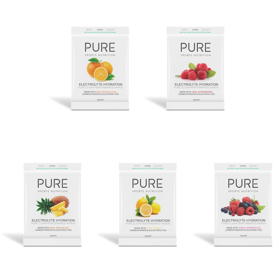 Pure Sports Nutrition Pure Electrolyte Hydration 42g Sachet Run Vault
