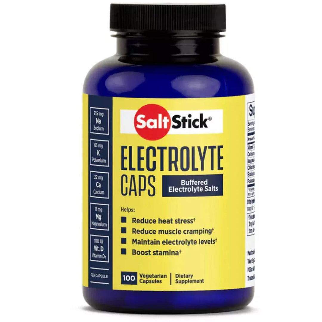 SaltStick - Electrolyte Salts 100 Capsule Bottle - Run Vault