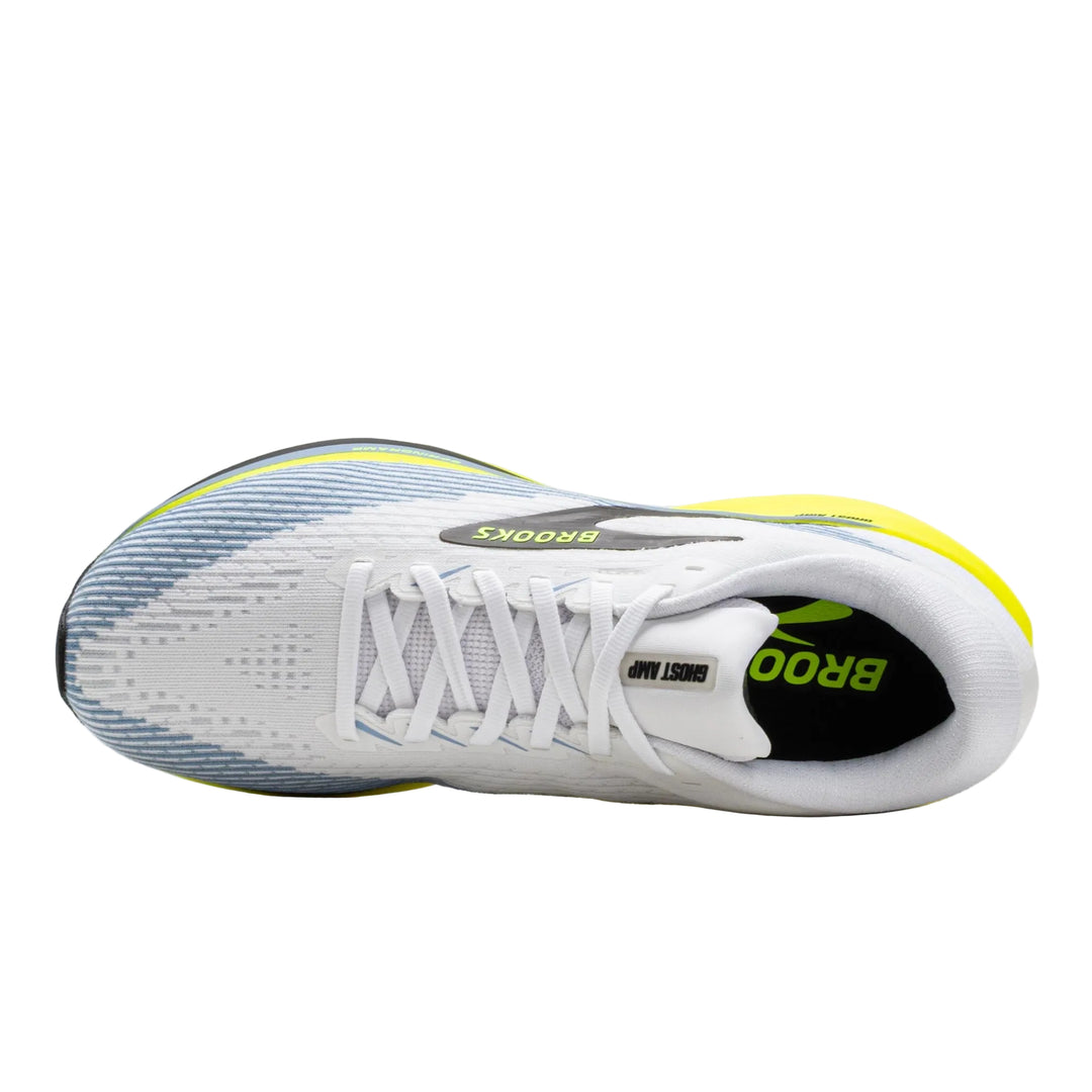 Brooks Ghost AMP Men's White/Blue/Nightlife