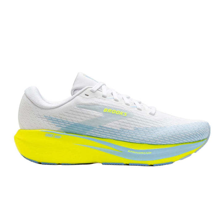 Brooks Ghost AMP Women's White/Blue/Nightlife - angle 3