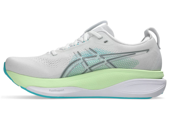 Asics Gel-Kayano 33 Men's White/Energy Aqua
