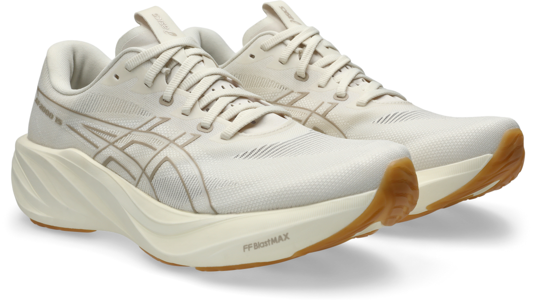 Asics GT-2000 15 Men's Birch/Cream rear three-quarter view