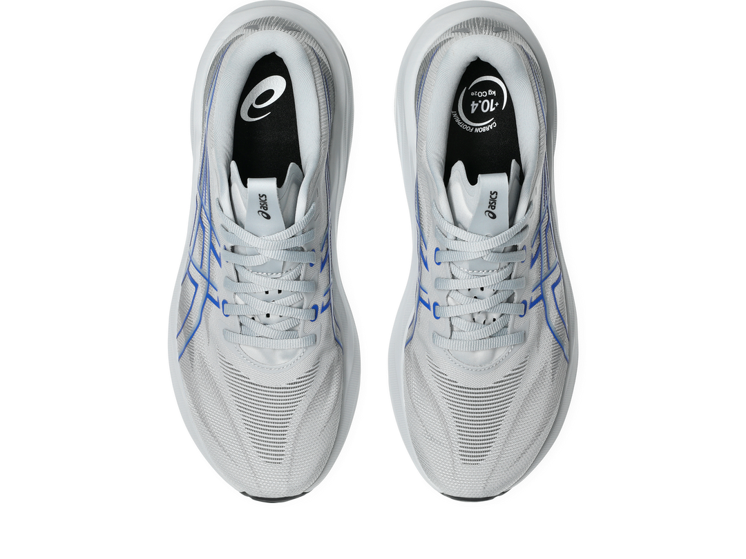 Asics GT-2000 15 Men's 2E Wide Piedmont Grey/Neon Blue top view