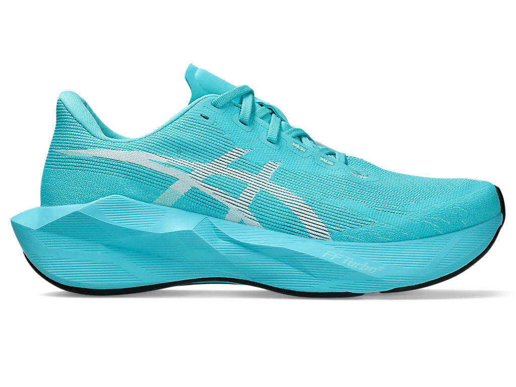 ASICS Novablast 6 Men's in Energy Aqua/White