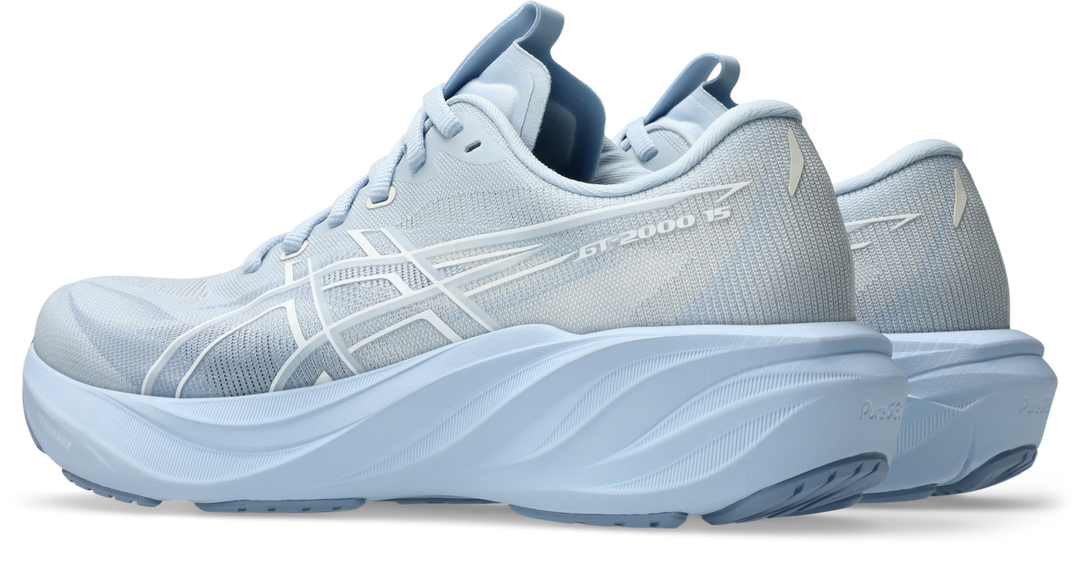 Asics GT-2000 15 Women's Solid Air/Cream pair front three-quarter view