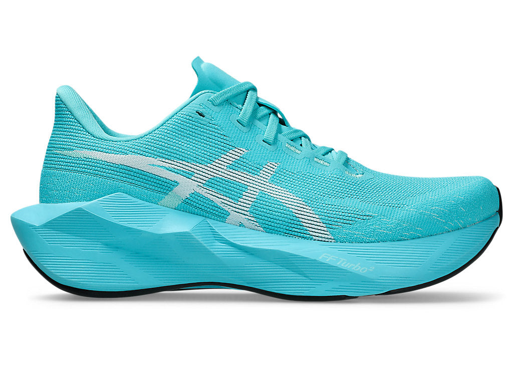 ASICS Novablast 6 Women's in Energy Aqua/White
