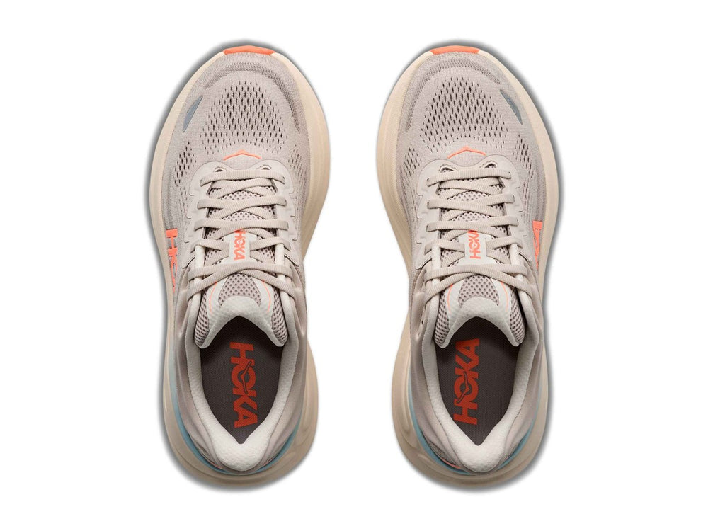 Hoka Bondi 9 Wide 1D Women's River Rock Grey/Mineral Ore - Run Vault