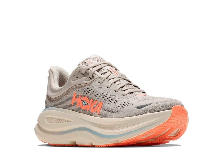 Hoka Bondi 9 Wide 1D Women's River Rock Grey/Mineral Ore - Run Vault