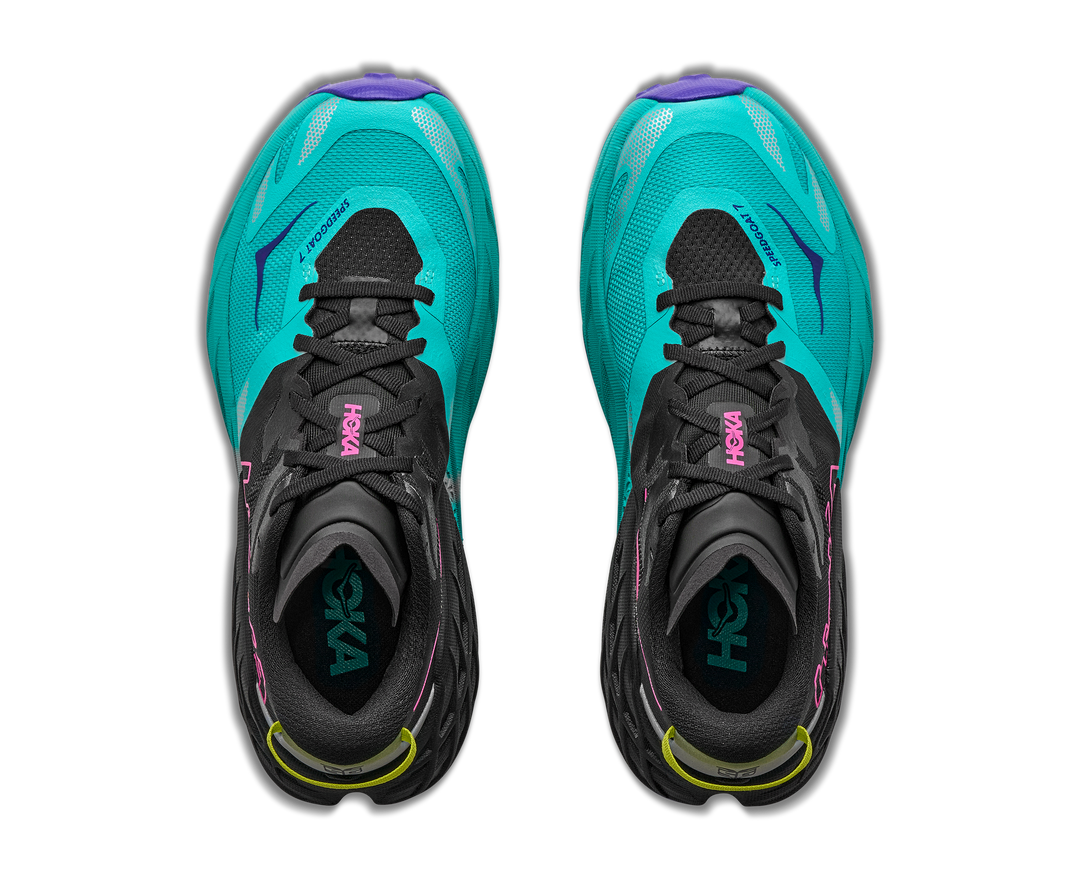 Hoka Speedgoat 7 Women's Black/Electric Aqua