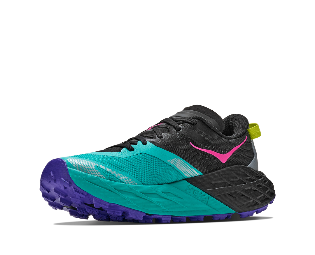 Hoka Speedgoat 7 Women's Black/Electric Aqua