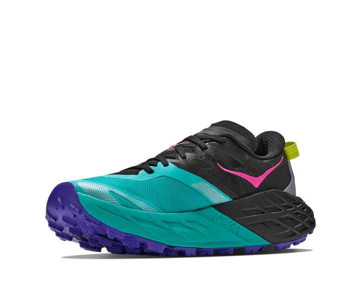 Hoka Speedgoat 7 Women's Black/Electric Aqua