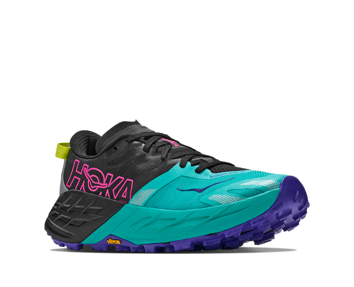 Hoka Speedgoat 7 Women's Black/Electric Aqua