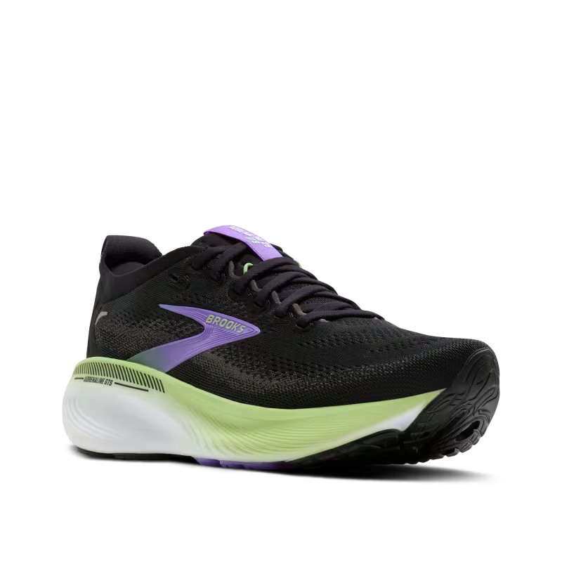 Brooks Adrenaline GTS 25 Womens Black/Pearl/Purple