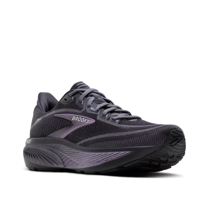 Brooks Ghost 18 Women's Ebony/Folkestone/Metallic WIDE 1D