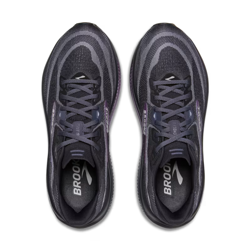 Brooks Ghost 18 Women's Ebony/Folkestone/Metallic WIDE 1D