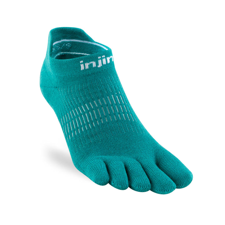 Injinji Womens RUN Lightweight No Show - Atlantis - Run Vault