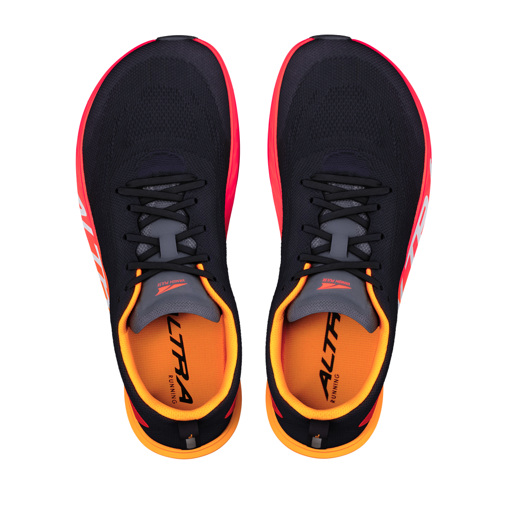 Altra Vanish Pulse Black/Orange Pop - angle 1