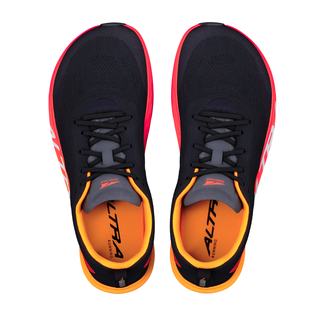 Altra Vanish Pulse Black/Orange Pop - angle 1