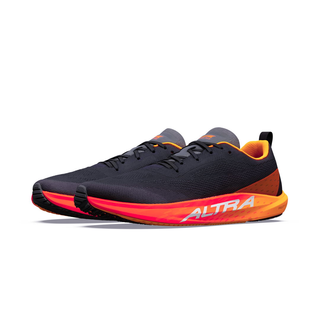 Altra Vanish Pulse Black/Orange Pop - angle 4