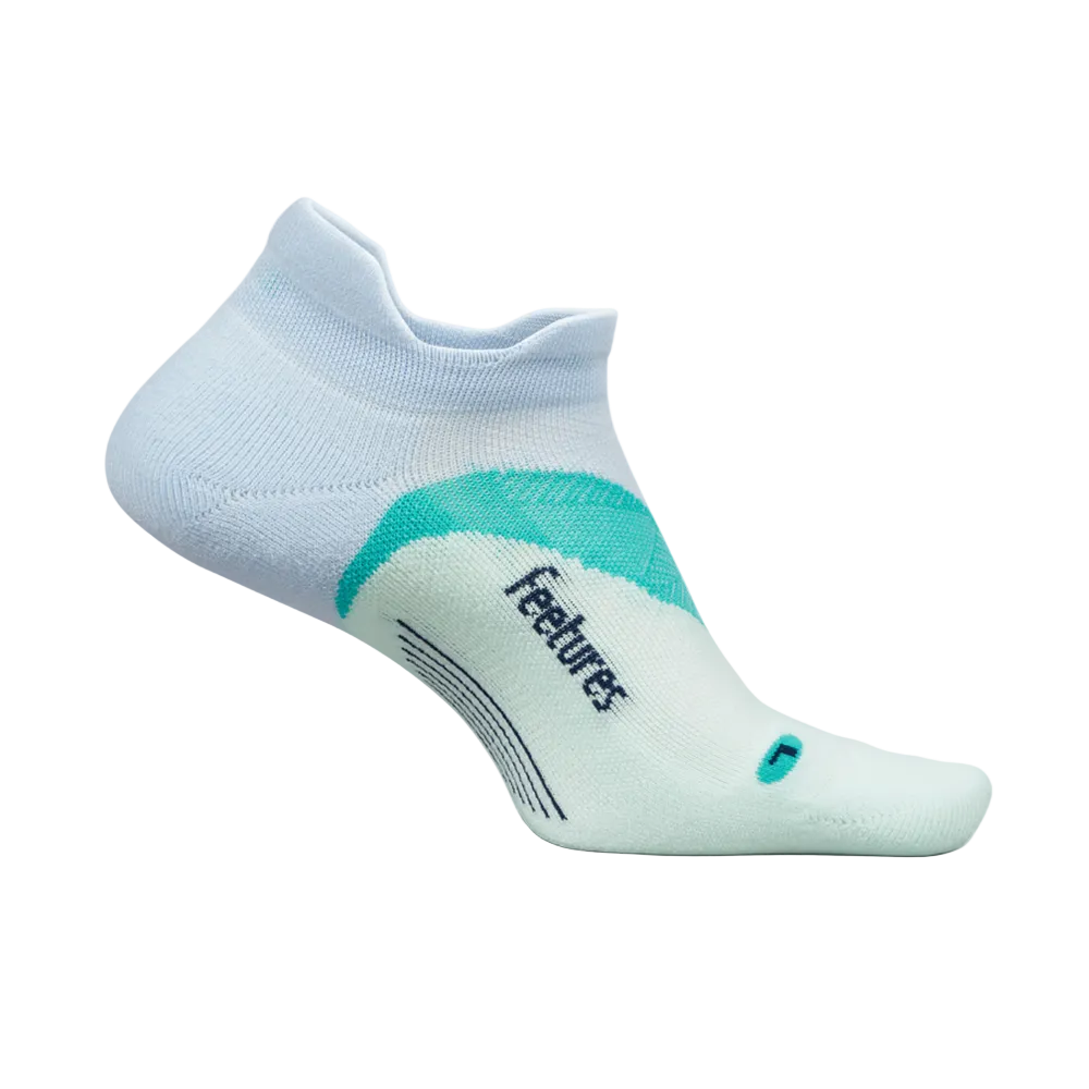 Feetures Elite Light Cushion No-Show Tab - Glacier Mist - Run Vault