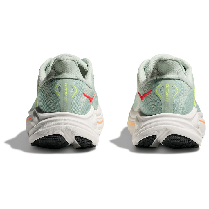 Hoka Clifton 10 - Women's Sea Glass/Neon Flame