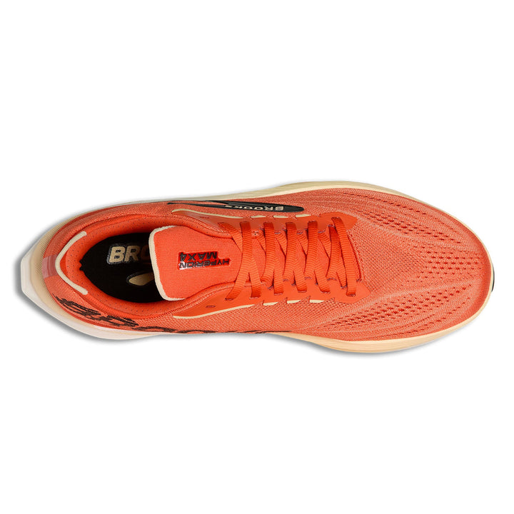 Brooks Hyperion Max 4 Men's Tigerlily/Wood Ash/Black - angle 2