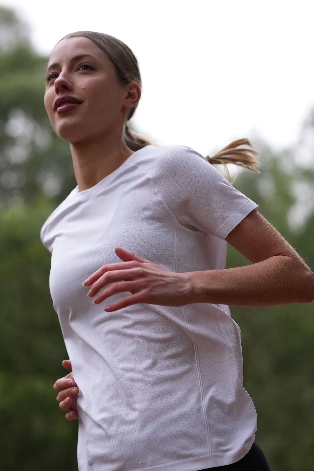 No Timid Souls Women's GLIDE360 Short Sleeve (Regular) in Iceberg White