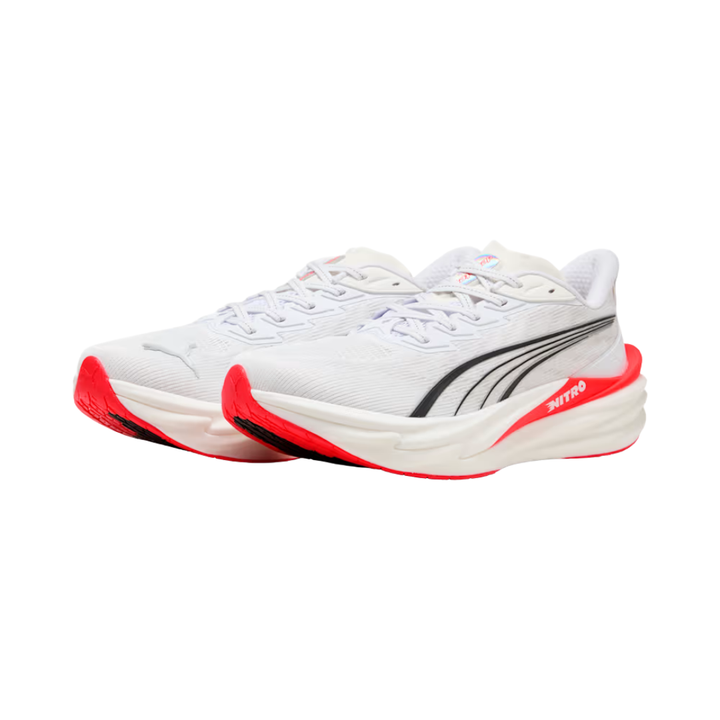 Puma Deviate Nitro 4 Men's Puma White/Ultra Red