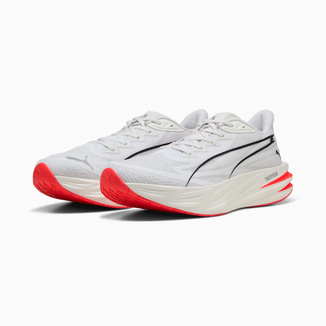 Puma Deviate Pure Nitro Men's White/Ultra Red