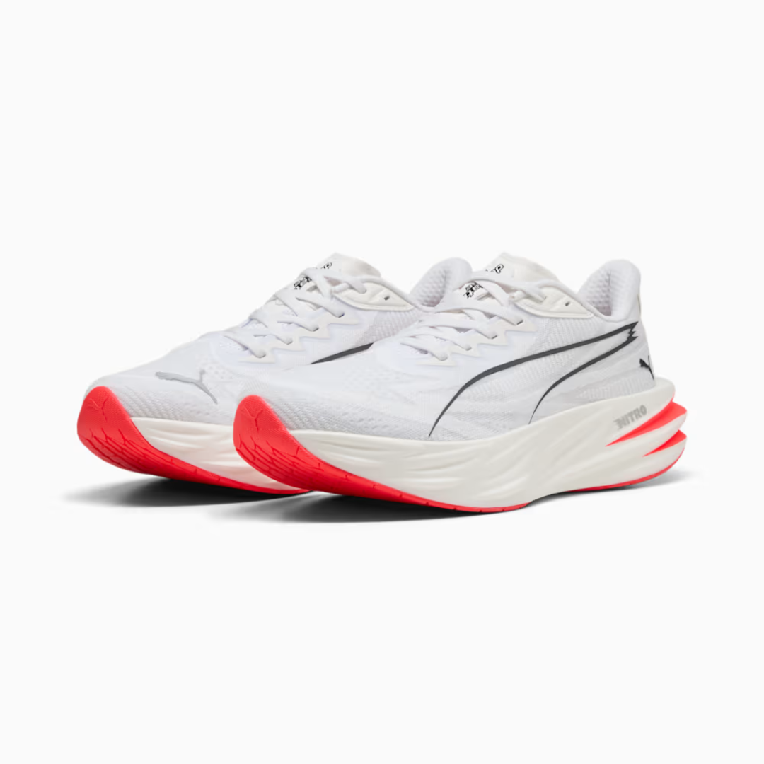 Puma Deviate Pure Nitro Women's White/Ultra Red