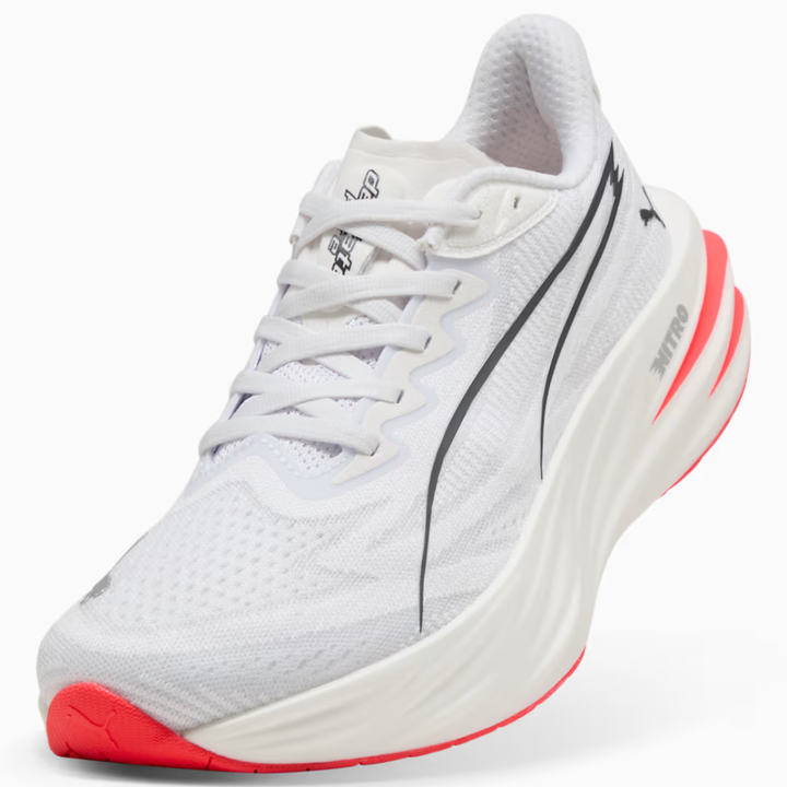 Puma Deviate Pure Nitro Women's White/Ultra Red
