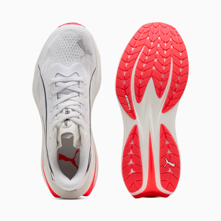 Puma Deviate Pure Nitro Women's White/Ultra Red