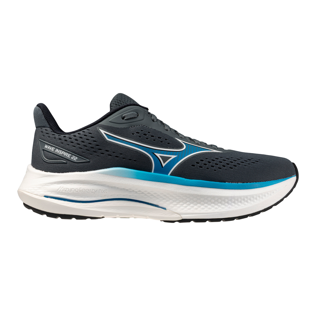 Mizuno Wave Inspire 22 Men's Slate/Blue/White WIDE 2E