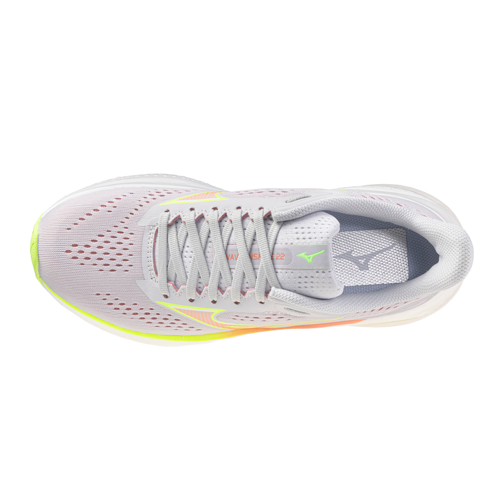 Mizuno Wave Inspire 22 Women's Cloudscape/Desert/lime