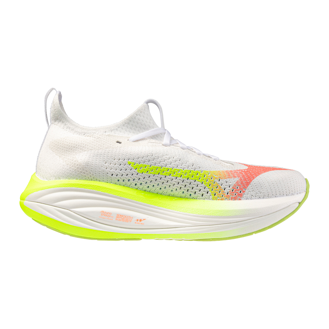 Mizuno Neo Vista 3 Women's White/Flamingo Coral/Lime Pulp