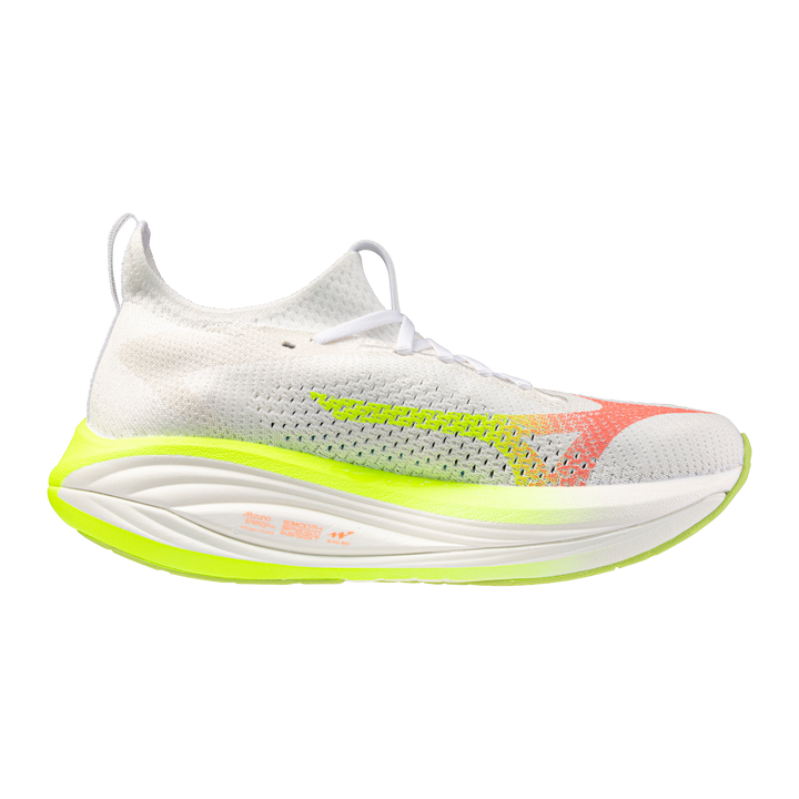 Mizuno Neo Vista 3 Women's White/Flamingo Coral/Lime Pulp