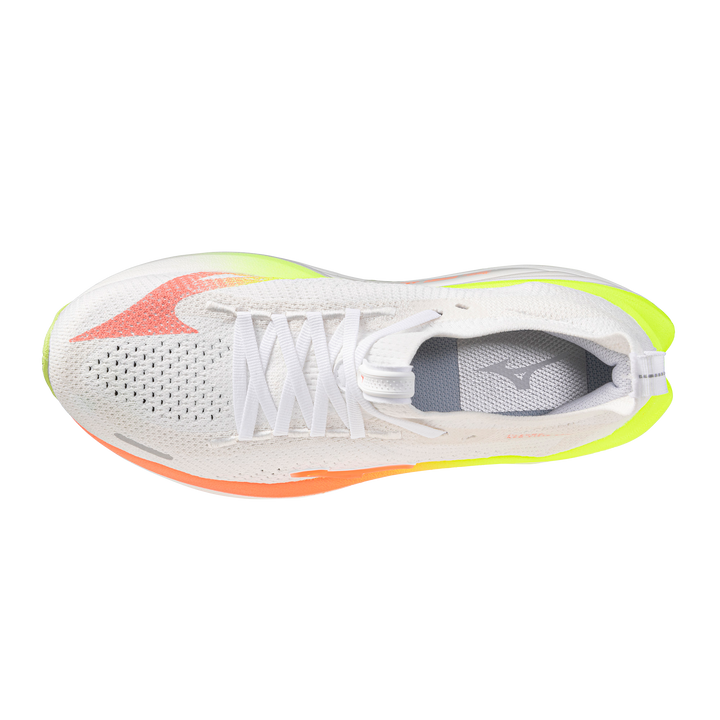 Mizuno Neo Vista 3 Women's White/Flamingo Coral/Lime Pulp