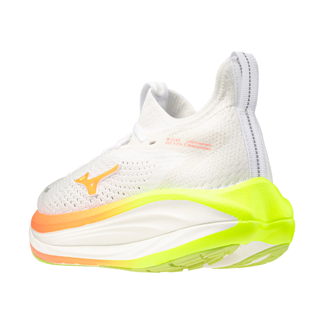 Mizuno Neo Vista 3 Women's White/Flamingo Coral/Lime Pulp