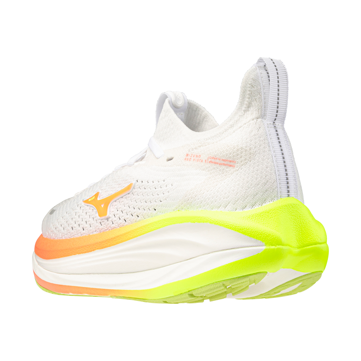 Mizuno Neo Vista 3 Women's White/Flamingo Coral/Lime Pulp