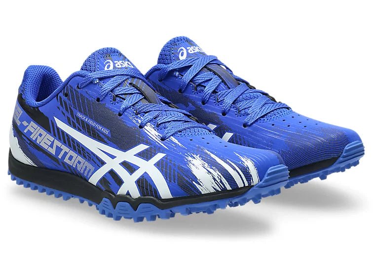 Asics Gel-Firestorm 5 Kid's Neon Blue/White - Run Vault