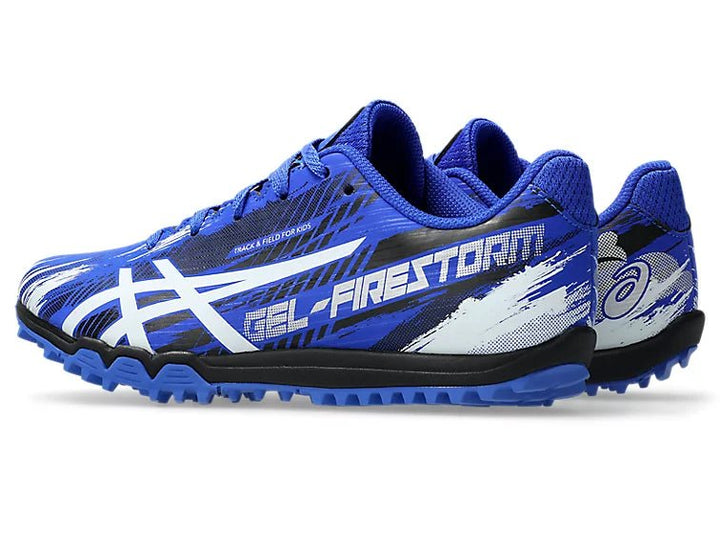 Asics Gel-Firestorm 5 Kid's Neon Blue/White - Run Vault