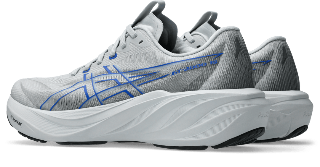 Asics GT-2000 15 Men's 2E Wide Piedmont Grey/Neon Blue - Run Vault