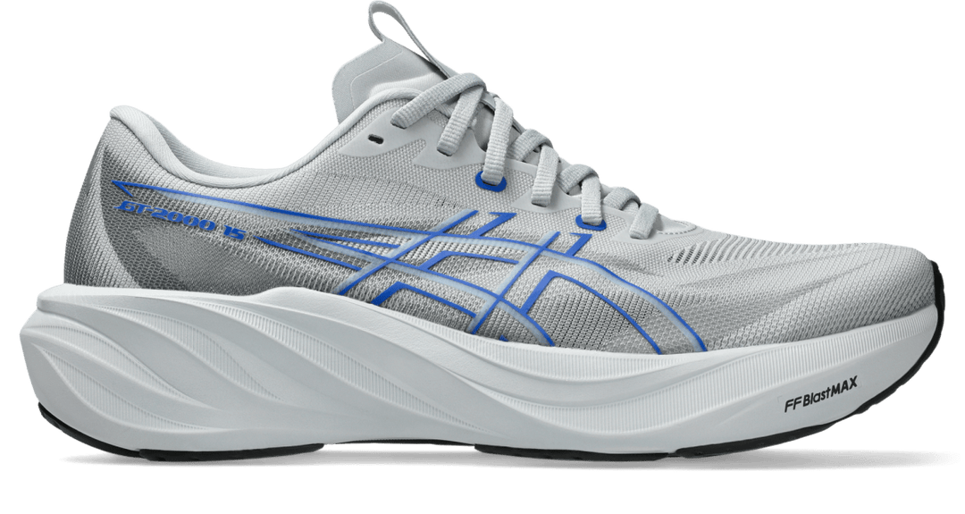 Asics GT-2000 15 Men's 2E Wide Piedmont Grey/Neon Blue - Run Vault