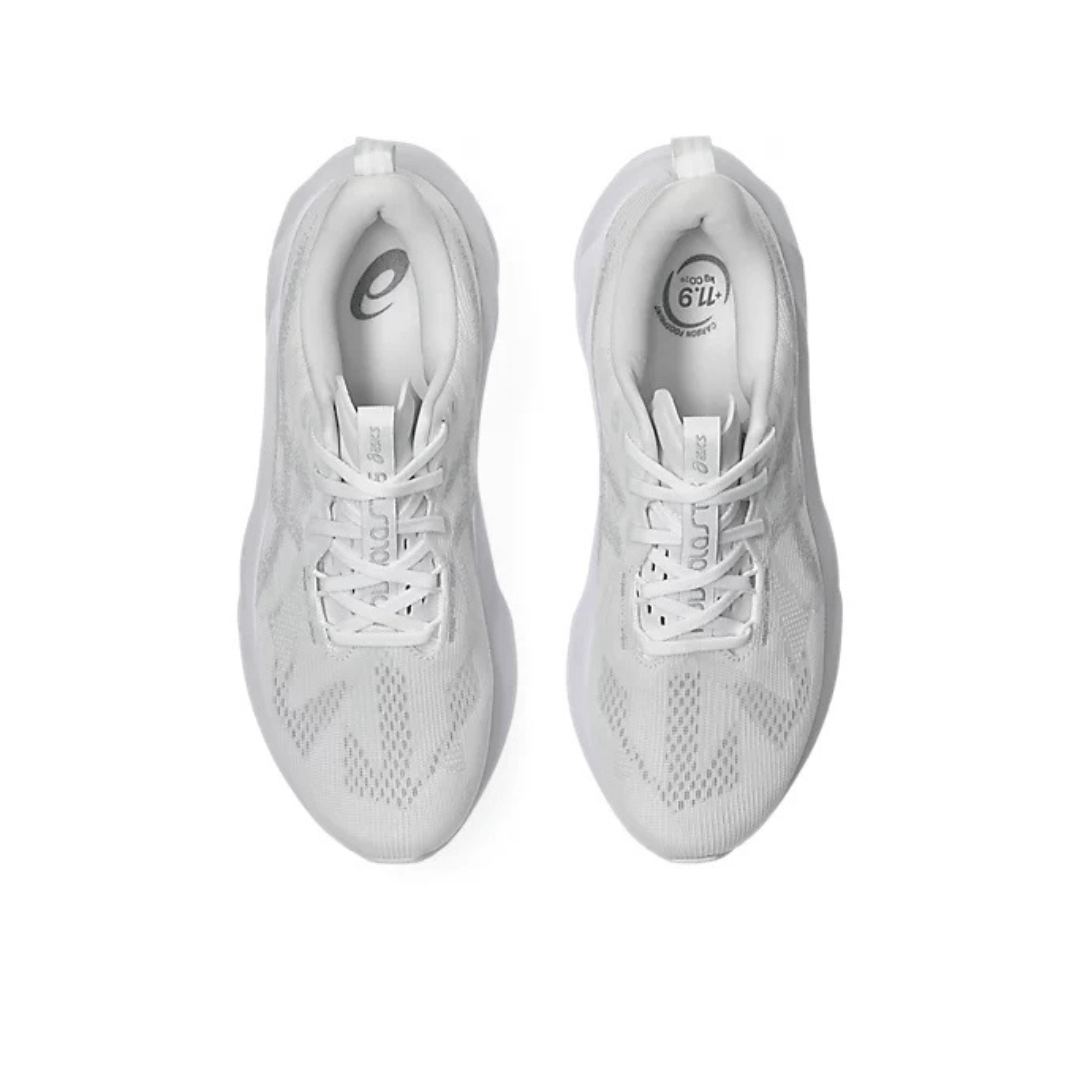 Asics Novablast 5 - White/Piedmont Grey - Womens - Run Vault