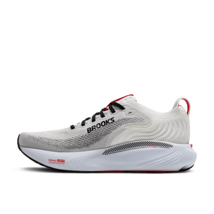 Brooks Adrenaline GTS 25 Mens White/Black/Red - Run Vault