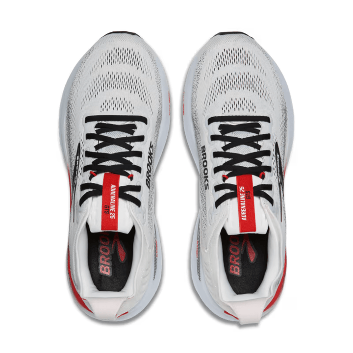 Brooks Adrenaline GTS 25 Mens White/Black/Red - Run Vault
