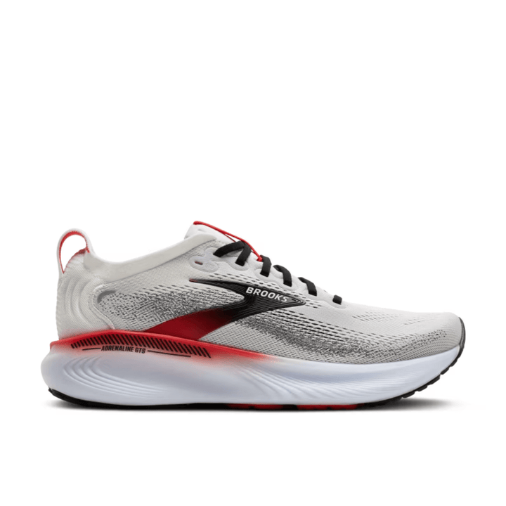 Brooks Adrenaline GTS 25 Mens White/Black/Red - Run Vault